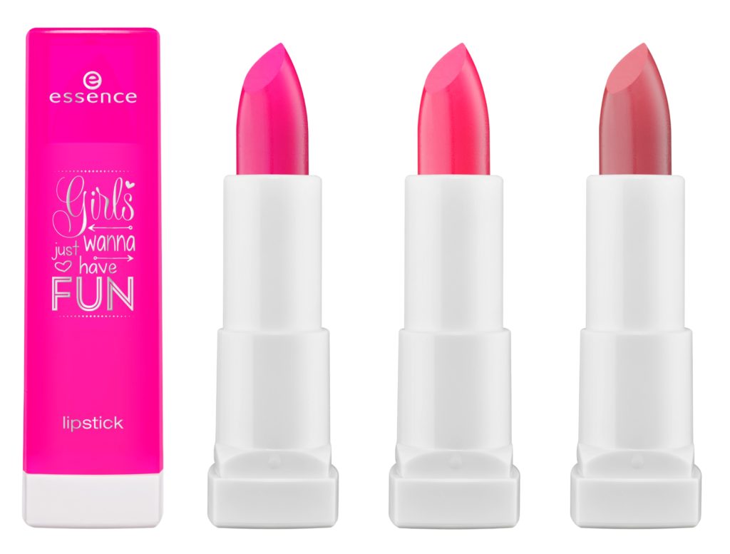 Essence girls just wanna have fun lipstick Collage