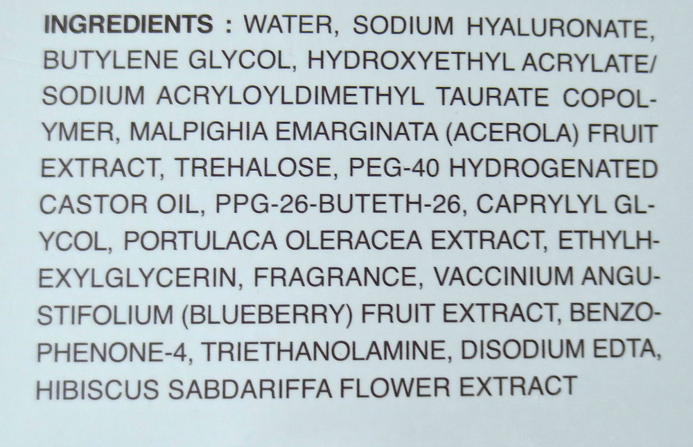It's Skin Hyaluronic Acid Moisture Toner Inhaltsstoffe Incis