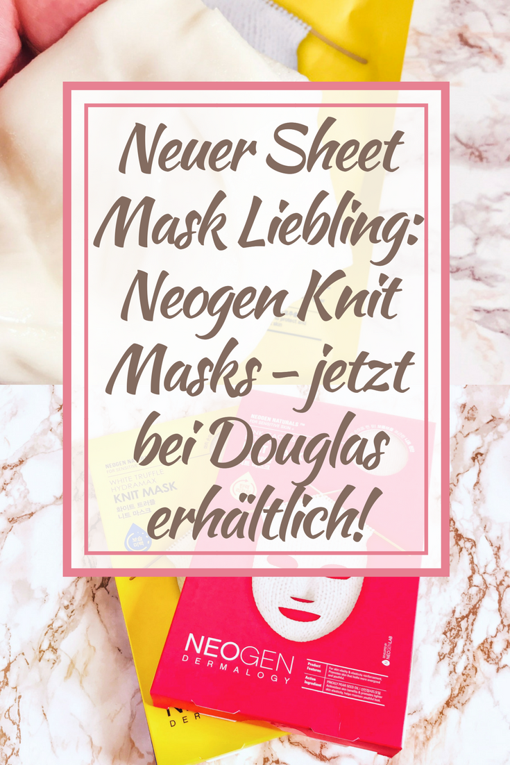 Neogen Knit Masks: Neuer Sheet Mask Liebling - jetzt bei Douglas!