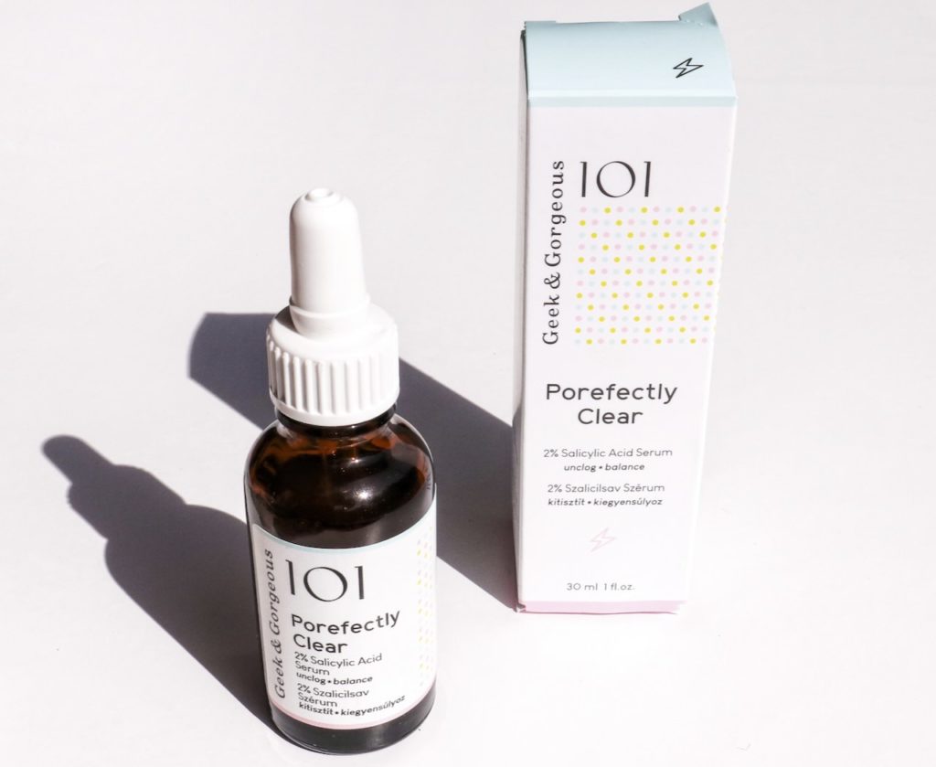 REVIEW Geek Gorgeous Porefectly Clear Serum With 2 Salicylic Acid